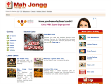 Tablet Screenshot of mjongg.com
